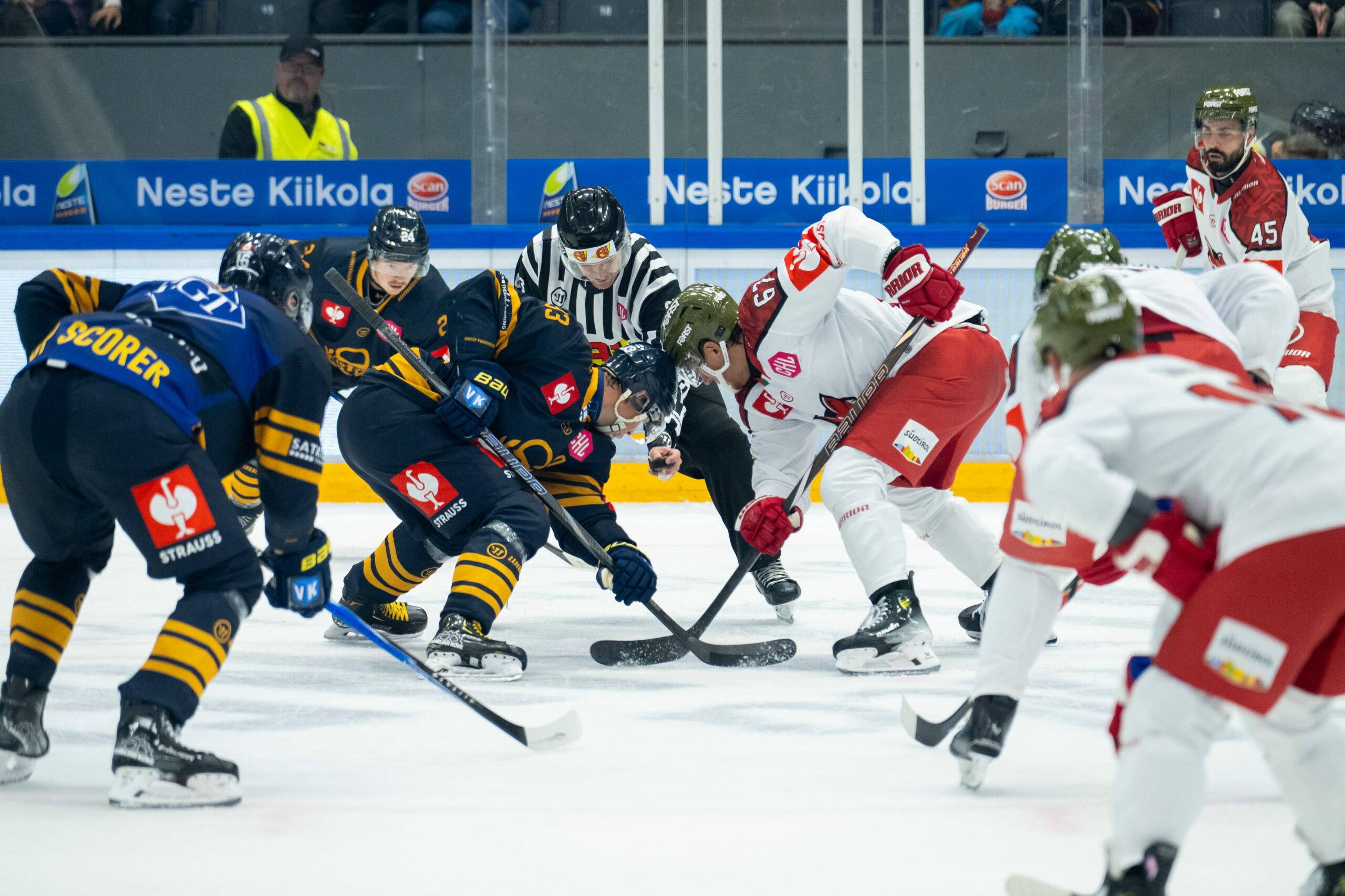 Bolzano in Champions Hockey League. Credito CHL